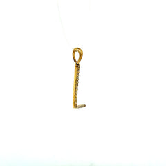 Initial "L" Pendant - LJ3032P/D