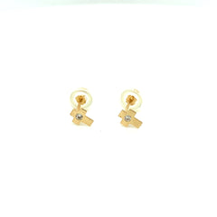 Baby Delicate Cross Earrings- 69495