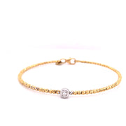 Briolette Gold Flakes Bracelet - 56474