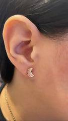 Star & Moon Stud Earrings - 69627