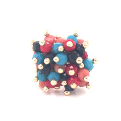 Multicolor Bead Ring - 62526