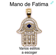 Hand Of Fatima Pendant - 58233/60338/39/40/41/45