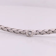 Braided Diamond Choker - 55382