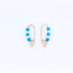 Safety Pin Earrings 54736