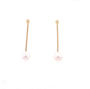 Dangling Pearl Earrings - 65426