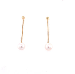 Dangling Pearl Earrings - 65426