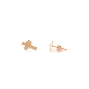 Cross Stud Earrings - 68045