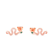 Sparkly Snake Earrings - 70255