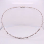 Braided Diamond Choker - 55382