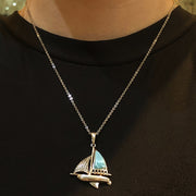 Marea Sailboat Pendant - 46623