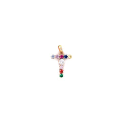 Colorful Initial Pendant - 69633