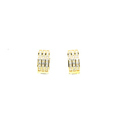 Fancy Huggie Earrings - 61313