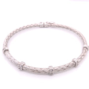 Braided Diamond Bracelet - 55387