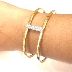 Fancy Diamonds Bangle - 48988