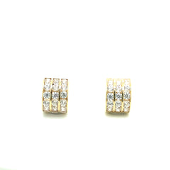 Jewel huggies earrings-60965