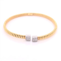 Open Top Diamond Bangle - 42627