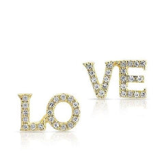 Earrings "LOVE" 52571