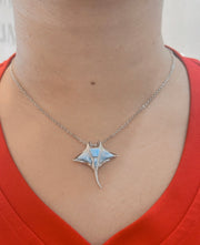 Marea Stingray Larimar Pendant - 66539