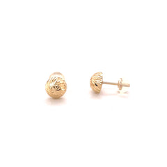 Half Ball Stud Earrings- 69622