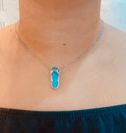 Marea Sandal Larimar Pendant - 66538