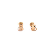 Cat Stud Earrings - 69621