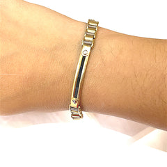 Onyx Cartier-Style Bracelet - 36123