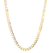 Cuban Flat Two Tone Chain - 79203