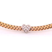 Braided Diamond Choker - 22966