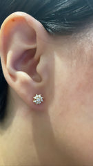 Flower Stud Earrings - 69632