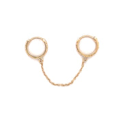 Huggies Chain Earrings - 65803/02