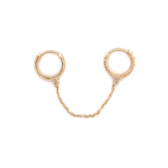 Huggies Chain Earrings - 65803/02