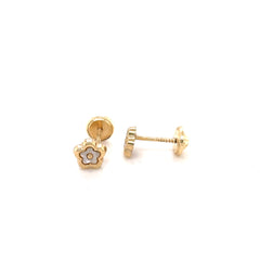 Baby Flower Pearl Earrings - 61838