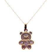 Bear Necklace Set with Earrings 51550