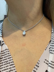 Solitaire Jewel Necklace - 34959