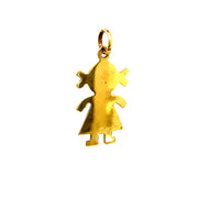 Girl Figure Pendant - 100606