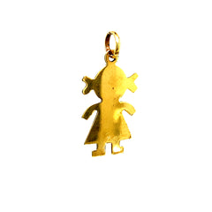 Girl Figure Pendant - 100606