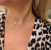 Customized Your Own Diamond Initial Necklace