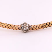 Braided Diamond Choker - 22966