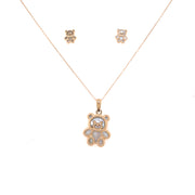 Bear Necklace Set with Earrings 51550