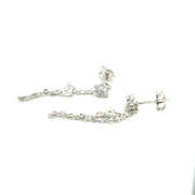 Star Triangle Chain Earrings