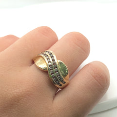 Fancy Wave Ring - 100909