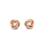 Knot Three Color Earrings - 69624