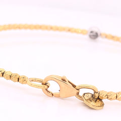 Briolette Gold Flakes Bracelet - 56474