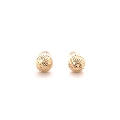 Half Ball Stud Earrings- 69622