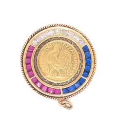 Republique Française Coin Pendant - 41084