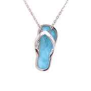 Marea Sandal Larimar Pendant - 66538