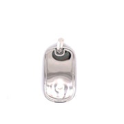 Silver & Blue Men Pendant Tag- 66977