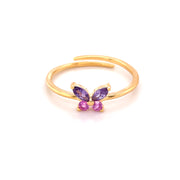 Butterfly Earrings & Ring Set - 64923/22