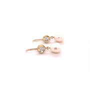 Pearl Dangle Earrings - 69626