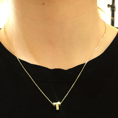 Beautiful Shiny Initial Necklace